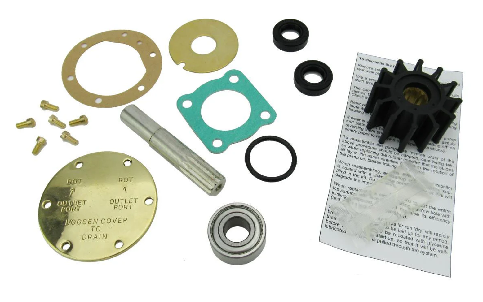 A Step-by-Step Guide to Installing a Raw Water Pump Overhaul Kit