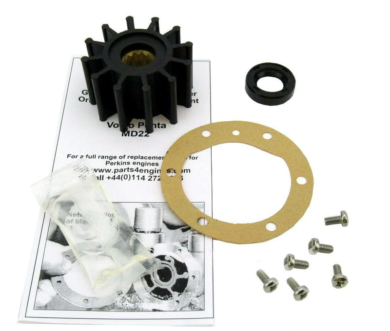 Volvo Penta TMD22 Cam driven raw water pump rebuild kit - parts4engines.com