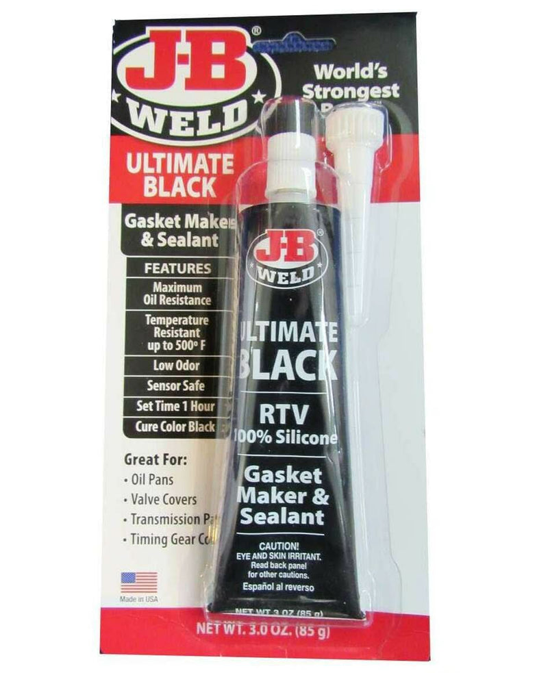 JB Weld Ultimate Black 100% Silicone Gasket Maker Sealant