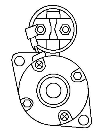 Volvo Penta MD2020 Starter Motor - Parts4Engines