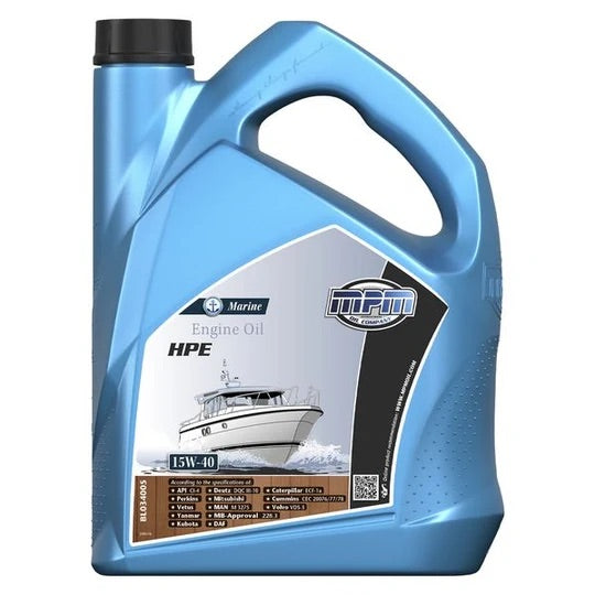 High performance 15W-40 hpe marine engine oil 5 litre