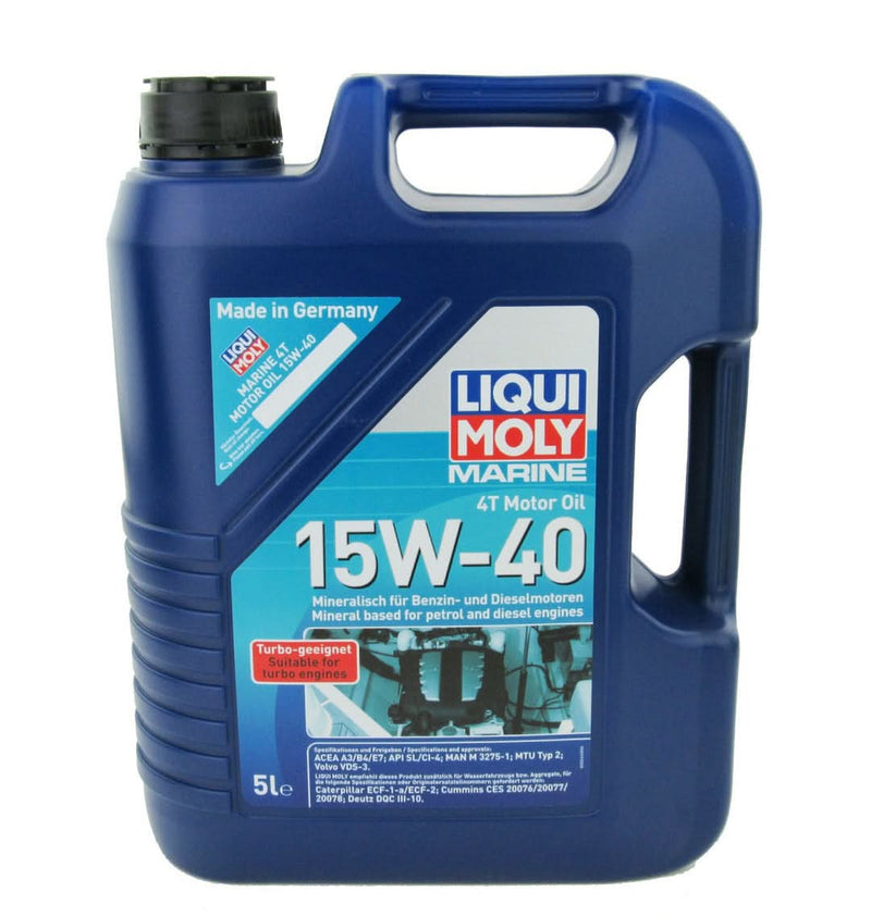 Liqui Moly Marine 4T 15W-40 Engine oil 5L, from parts4engines.com