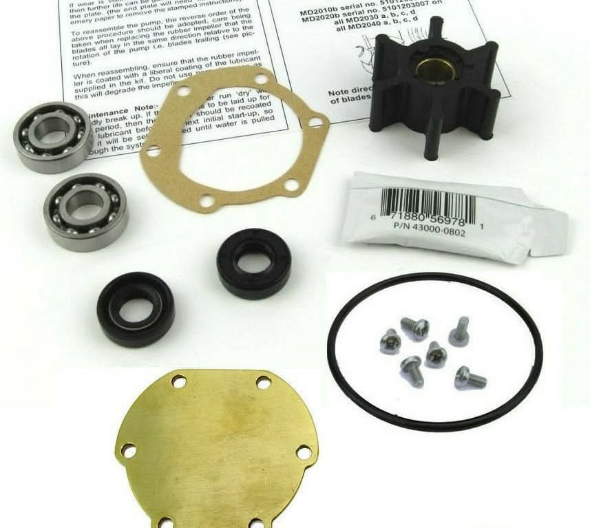 KIT POMPE A EAU MERCURY 25 HP (2.4:1 gear ratio), 30 HP (3 cyl) (2:1 KIT POMPE A EAU MERCURY 25 HP (2.4:1 gear ratio), 30 HP (3 cyl) (2:1