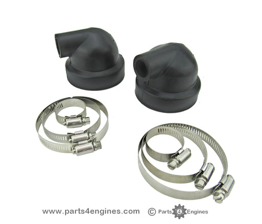 Perkins Perama M25 Heat exchanger end cover caps