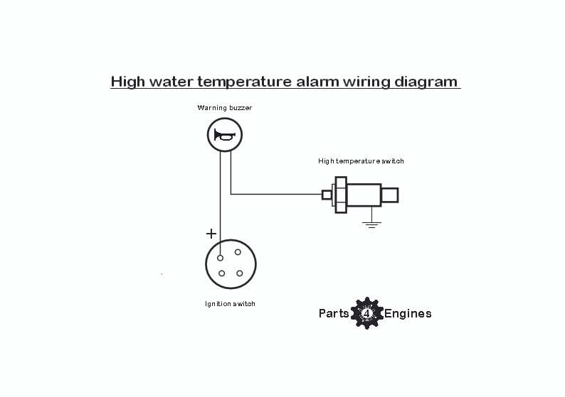 Perkins 4.107 High Water Temperature Alarm with adaptor from parts4engines.com