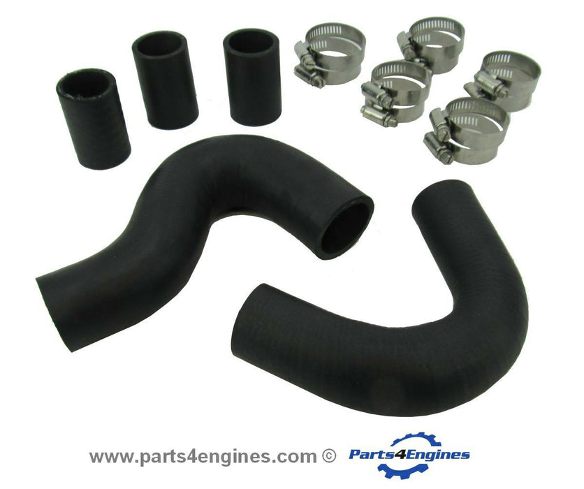 Perkins 4.107 coolant hose set with hose clips - parts4engines.com