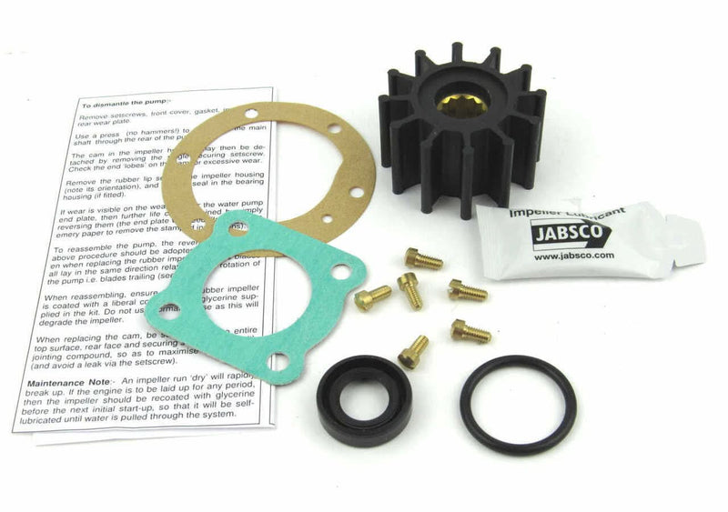 Perkins 4.108 Raw Water Pump, Impeller & Service Kit