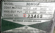 Yanmar 3GM30F Raw water pump rebuild kit - parts4engines.com
