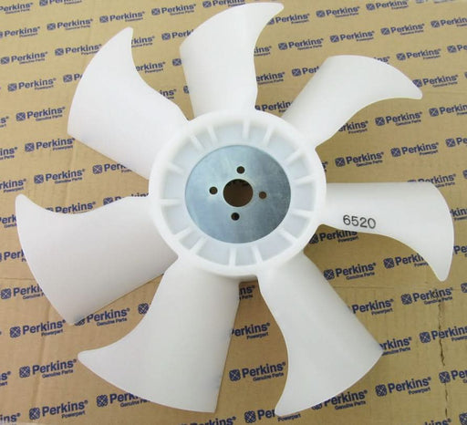 Perkins 403D-07 engine cooling fan, from parts4engines.com