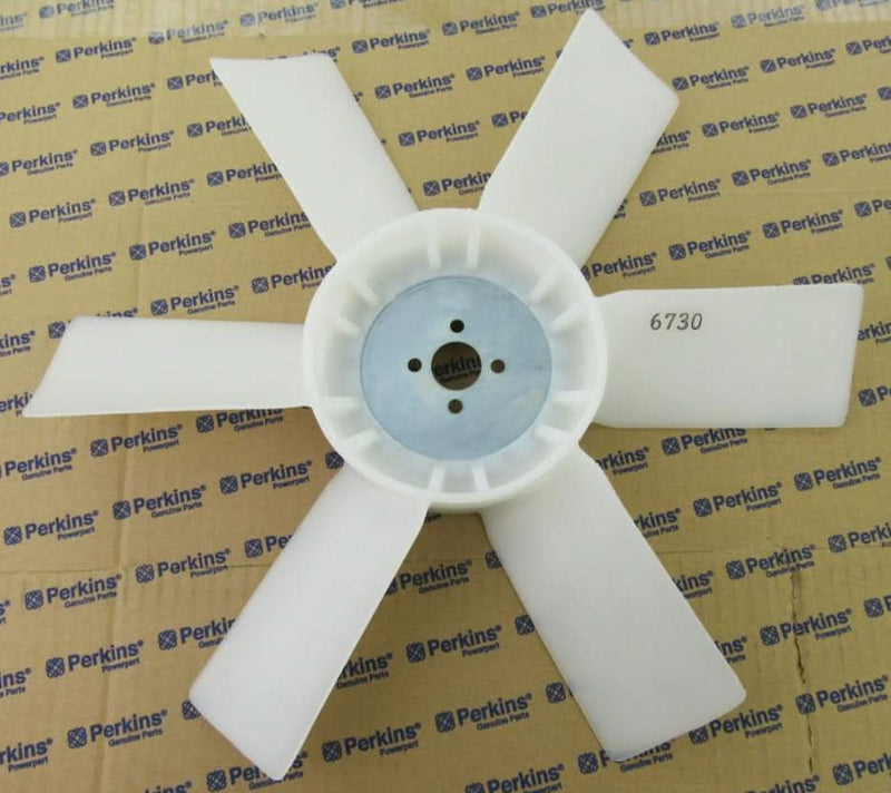 Perkins 403D-07 engine cooling fan, from parts4engines.com
