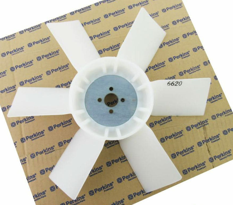 Perkins 403D-15 engine cooling fan, from parts4engines.com