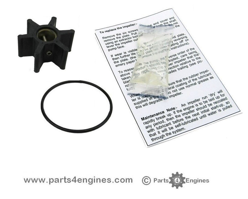 Yanmar 3GM30F Pompe à eau brute Impeller, Service & Rebuild Kits