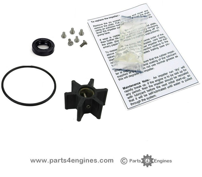 Yanmar 3GM30F Raw Water Pump Impeller, Service & Rebuild Kits