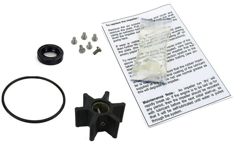 Yanmar 3GM30YWEU Raw Water Pump Impeller, Service & Rebuild Kits