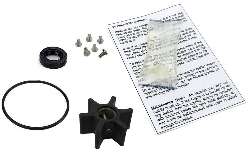 Yanmar 2GM20F Raw Water Pump, Impeller, Service & Rebuild Kit