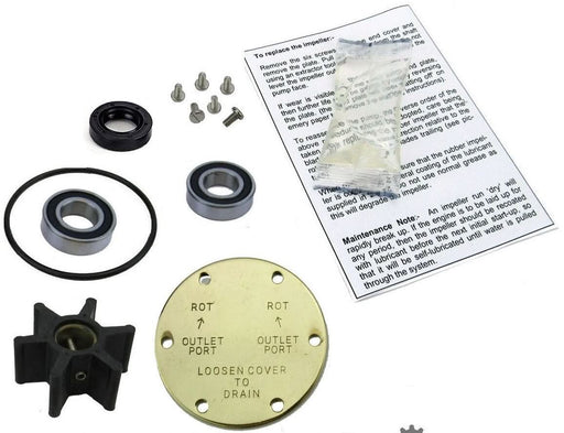 Yanmar 2GM20F raw water pump, impeller, service & rebuild kit