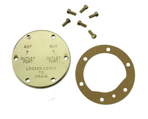 Volvo Penta MD2040 raw water pump EARLY and LATE end cover kit - parts4engines.com