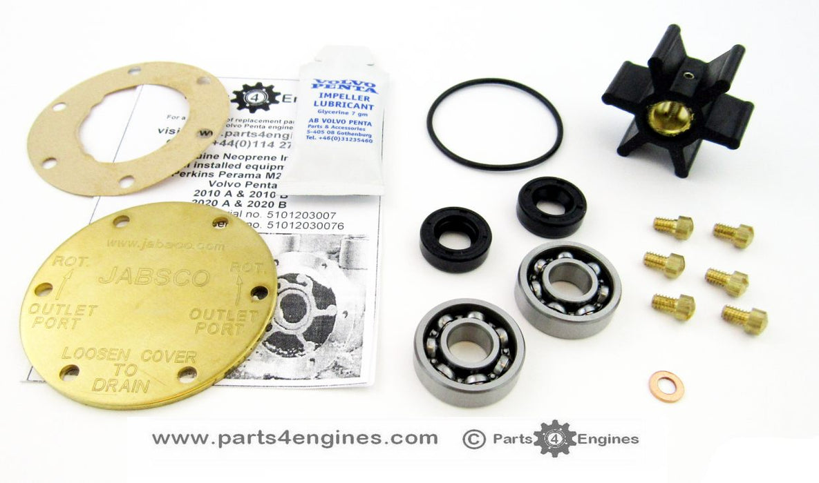 Volvo Penta MD2020 Raw Water Pump, Impeller & Service Kit