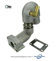 Yanmar 2GM20 Stainless Steel Exhaust Outlet