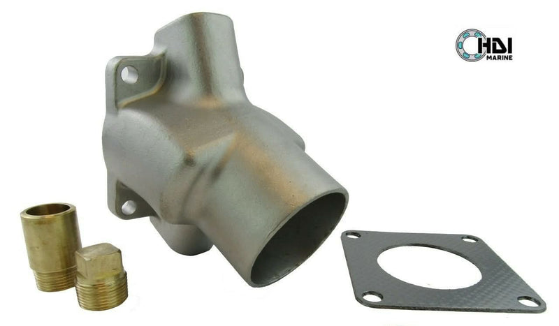 Perkins 4.236 316 Stainless Steel Lowline Exhaust Outlet