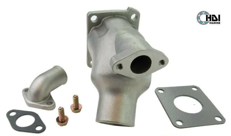 Perkins 4.107 Stainless Steel Exhaust Outlet Elbow