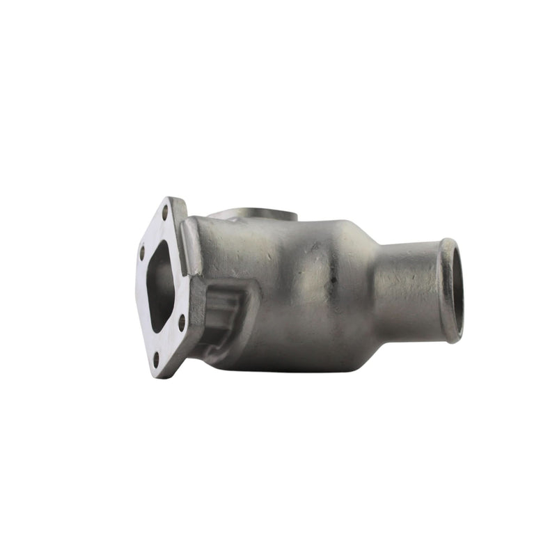 Volvo Penta D2-50F Stainless Steel Exhaust Outlet Elbow with Connector - equivalent to 21424345