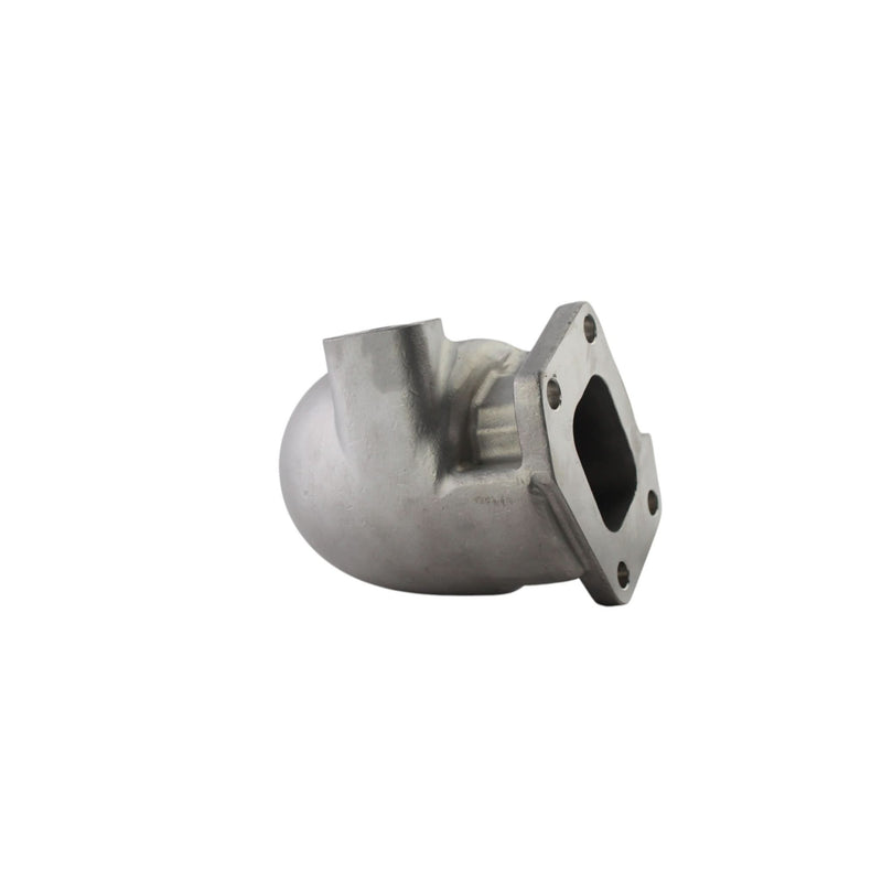 Volvo Penta D2-50F Stainless Steel Exhaust Outlet Elbow with Connector - equivalent to 21424345