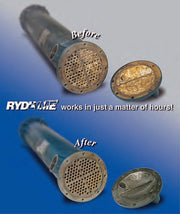 Rydlyme marine descaler, before and after comparison