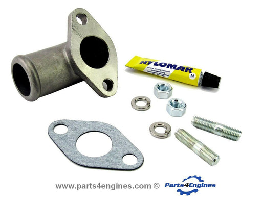 Perkins 4.108 exhaust elbow water connector from Parts4engines.com