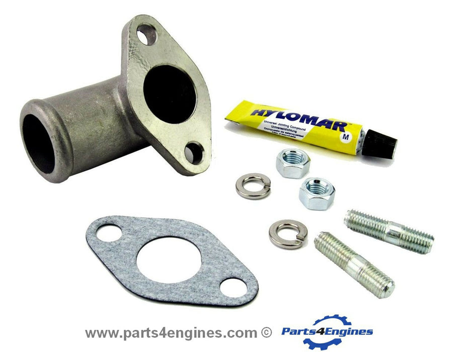 Perkins 4.154 exhaust elbow water connector - Parts4engines.com