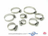 Stainless Steel hose clips, from parts4engines.com