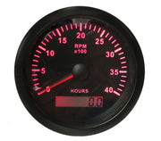 Tachometer and hour gauge, from parts4engines.com 