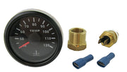Water Temperature Gauge with adaptor and insulated earth sender 
