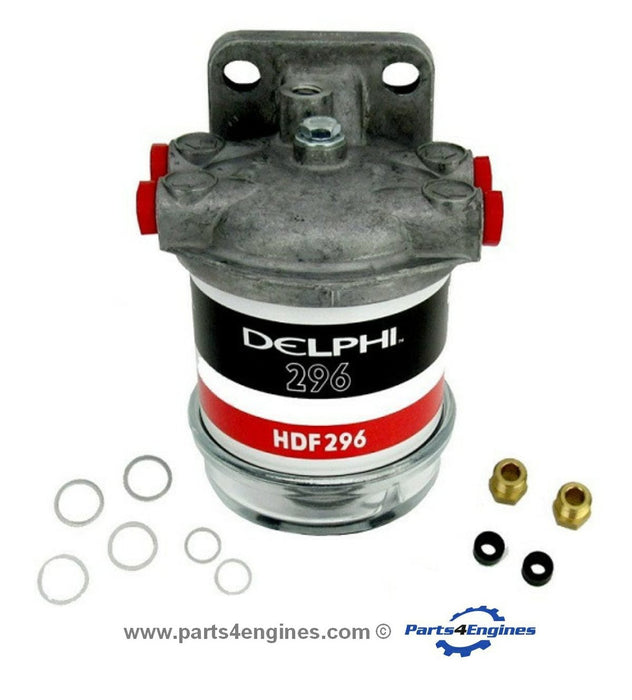 Perkins 4.236 fuel filter assembly with glass bowl from parts4engines.com