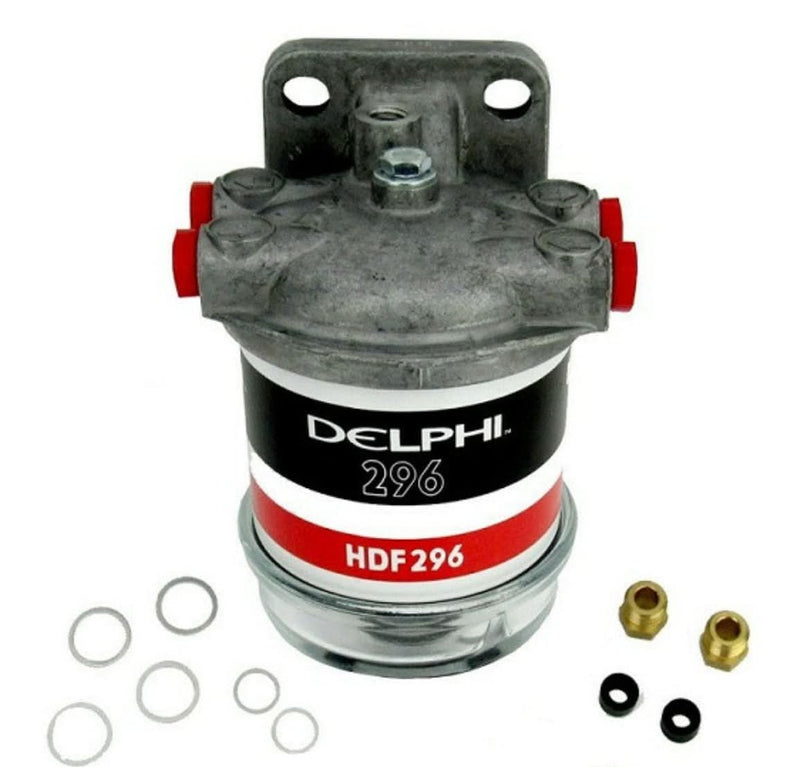 Perkins 4.108 Fuel Filter assembly - Aluminium + ( 4 of 14x18x1.5) + (2 of 10x13.5x1) + (2 of 5749) + ( 2 of BSN)
