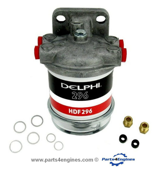 Perkins 4.108 Fuel Filter assembly - Aluminium + ( 4 of 14x18x1.5) + (2 of 10x13.5x1) + (2 of 5749) + ( 2 of BSN)