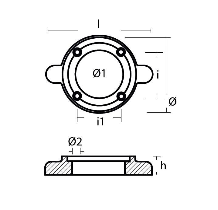Yanmar Saildrive Collar Anode