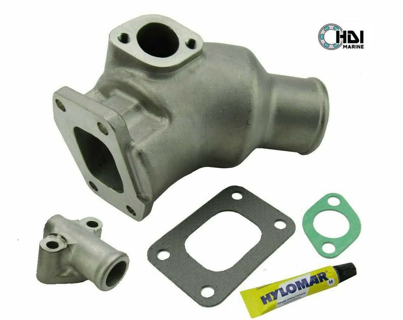 Volvo Penta MD22 Stainless Steel Exhaust Outlet And Connector