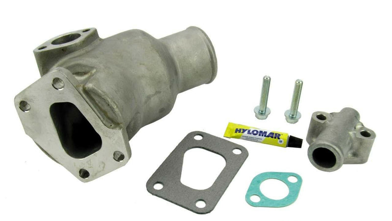 Volvo Penta D2-55 Stainless steel exhaust outlet elbow & connector kit from parts4engines.com