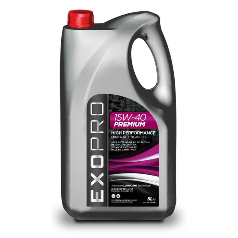 ExoPro 15W-40 Premium Mineral Engine Oil