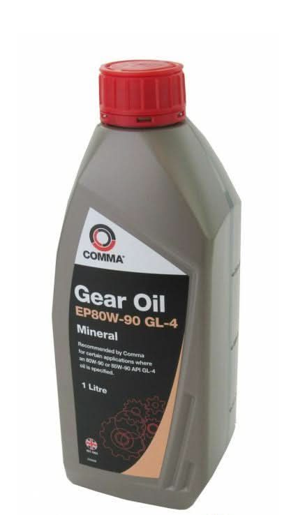 Comma Gear oil EP80W90 GL4, from parts4engines.com