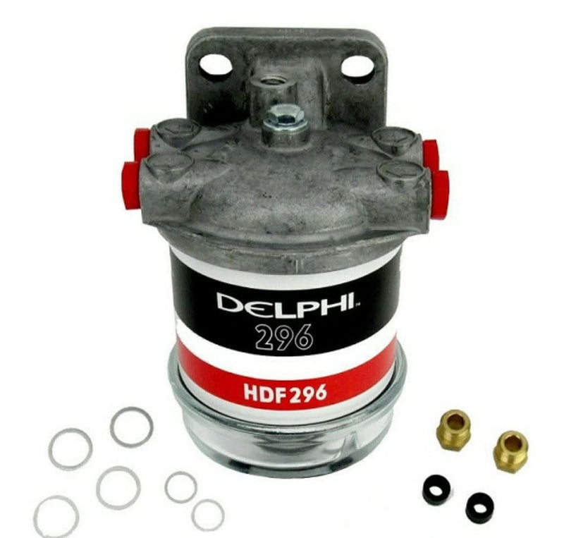 Perkins 700 series Fuel Filter assembly - Glass with glass bowl