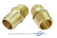 Perkins M90 Raw Water Pump Hose Tails pair from parts4engines.com