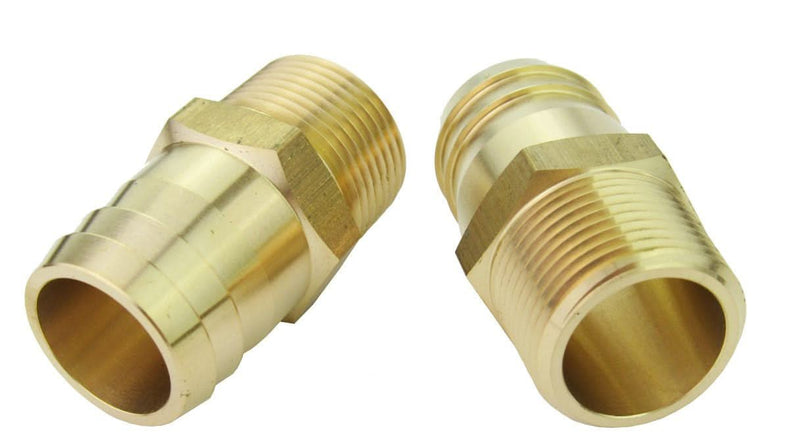 Perkins 4.108 Raw Water Pump Hose Tails pair from parts4engines.com