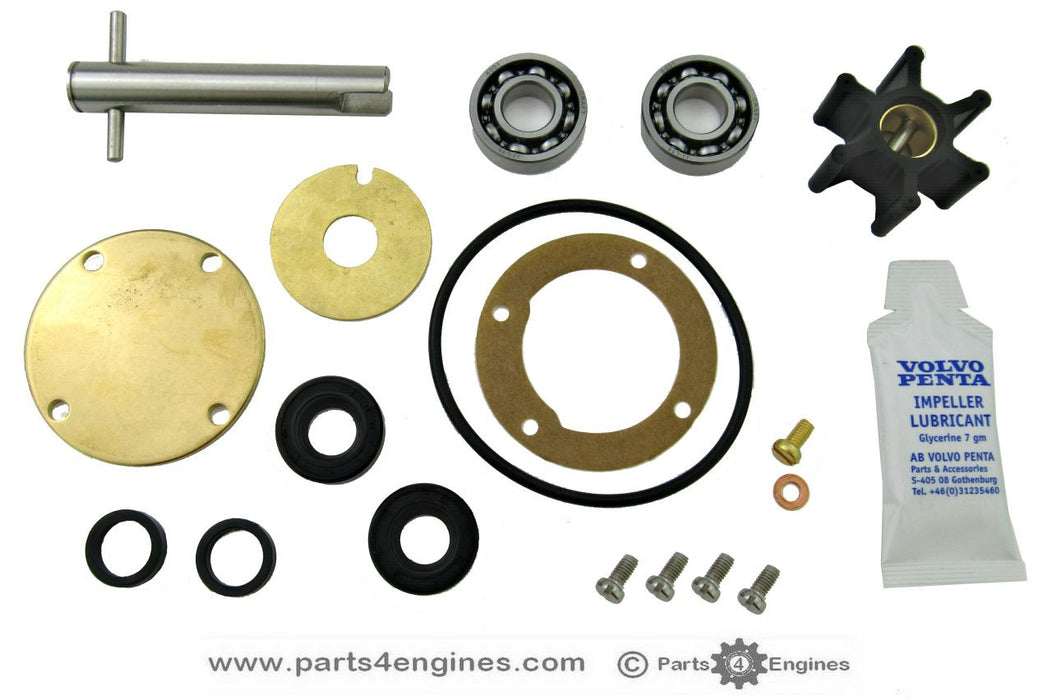 Volvo Penta 2002 raw water pump rebuild kit from Parts4engines.com