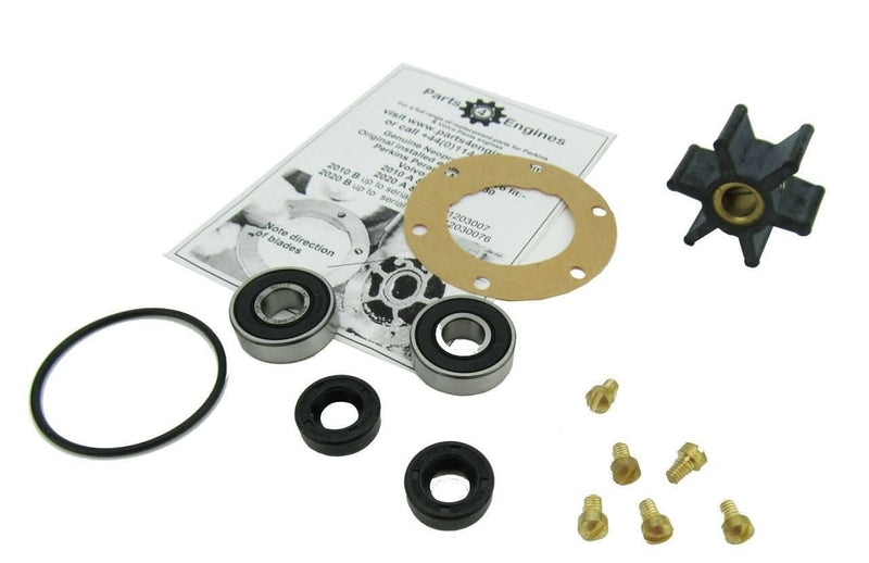 Volvo Penta MD2020 raw water pump early rebuild kit from Parts4engines.com