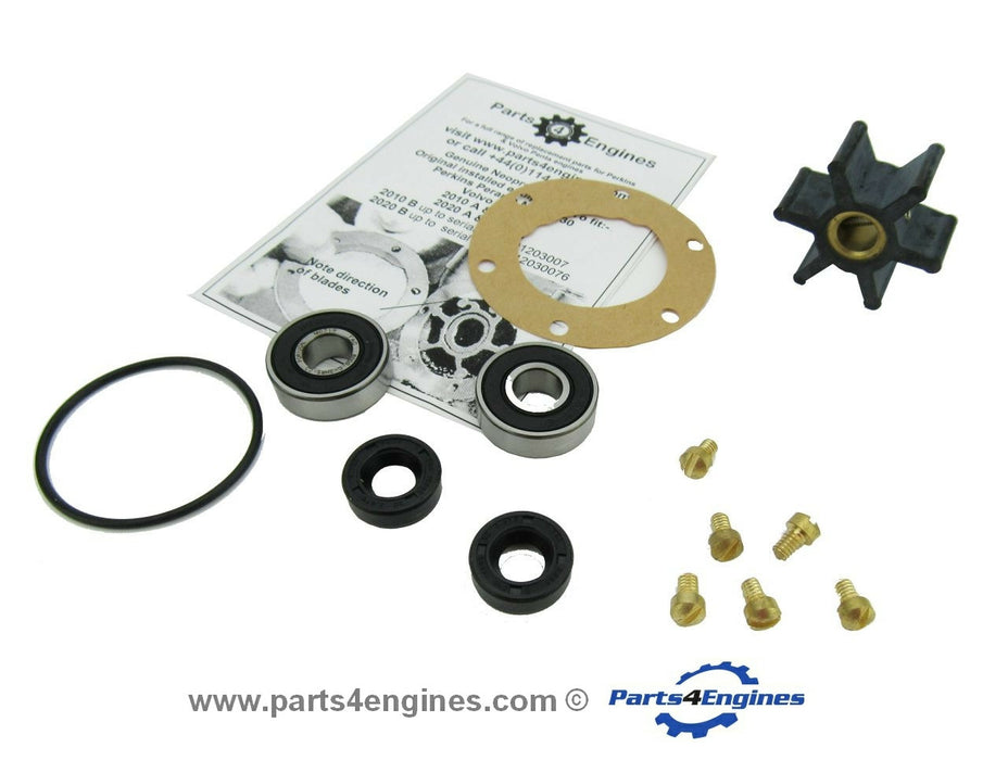 Volvo Penta MD2020 raw water pump early rebuild kit from Parts4engines.com