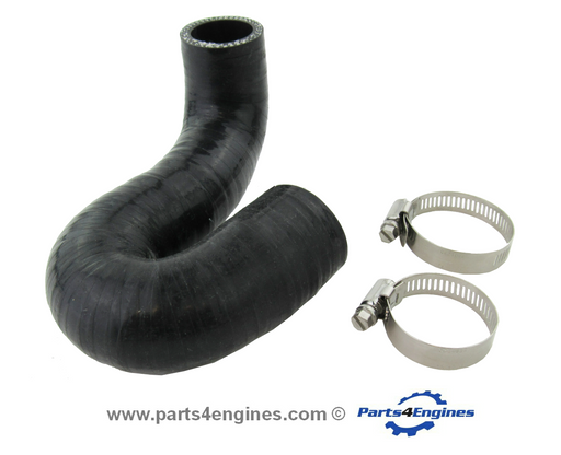 Volvo Penta MD22, TMD22 & TAMD22 Heat exchanger to water pump silicone hose, from parts4engines.com 