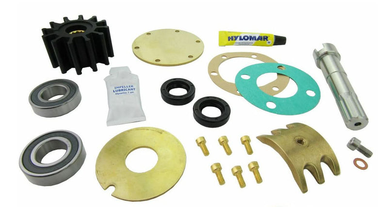 Perkins Prima M50 Raw water pump impeller rebuild kit, from  parts4engines.com