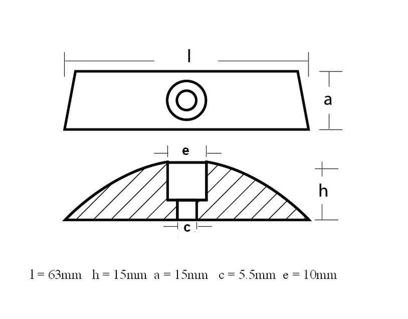Volvo Penta zinkpropelleranode